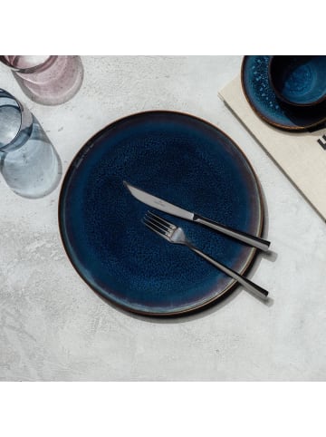 like. by Villeroy & Boch 6er Set Speiseteller Crafted Denim in ø 29 cm in dunkelblau