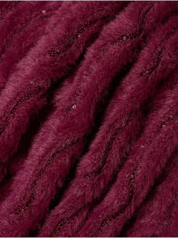 Rich & Royal Pullover Zig Zag in bordeaux - 0001