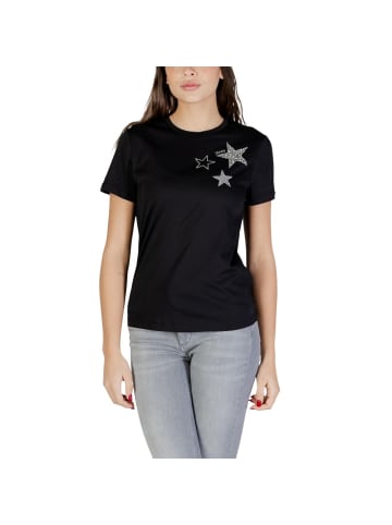 Liu Jo Schwarz Baumwolle T-Shirt
