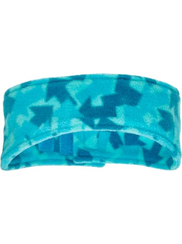 Playshoes Fleece-Stirnband Pfeile Camouflage in Petrol