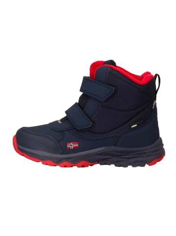 Trollkids Winterboots Hafjell in red clay/mystic blue/