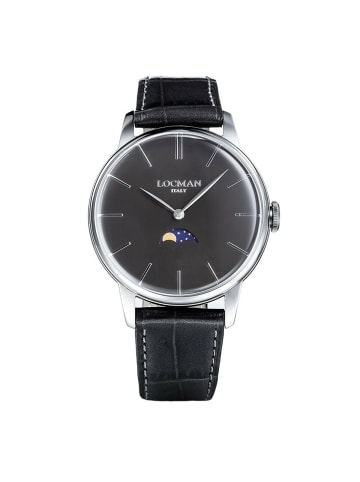 Locman Herrenuhr "1960 Solo Tempo" in Schwarz