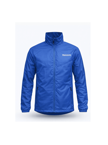 PAULGOS Herren Regenjacke Funktionsjacke in Blau