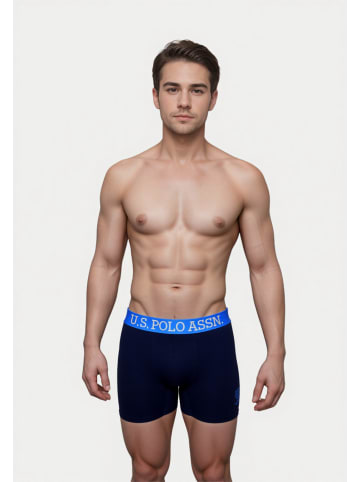 U.S. Polo Assn. U.S. Polo Assn. Boxershorts 2er Pack Boxershorts mit Logostickerei in dunkelblau