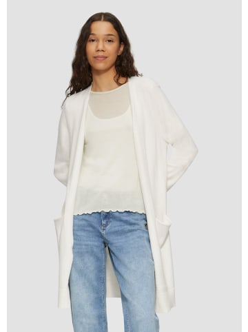 QS Strickjacke langarm in Creme