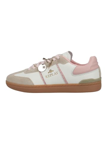 Replay Sneaker in Beige/Weiß