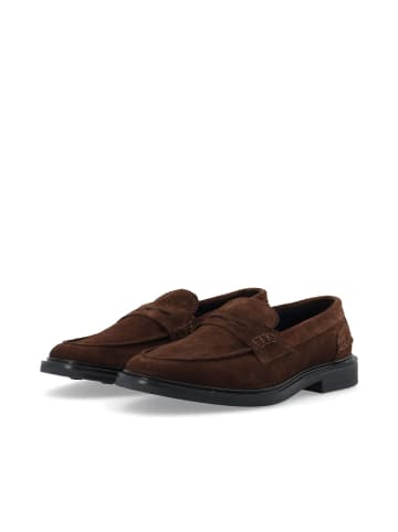 Bianco Halbschuhe aus Wildleder in DarkBrown