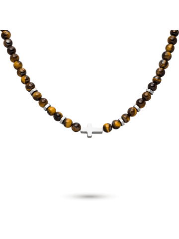 s.Oliver Halskette Beads in braun
