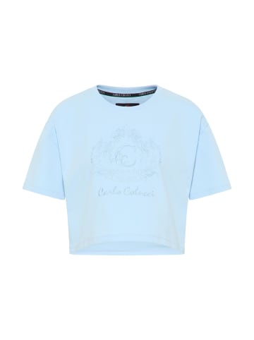 Carlo Colucci T-Shirt Daz in Blau