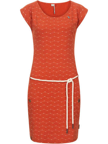 ragwear Jerseykleid Tag Zig Zag in Terracotta22