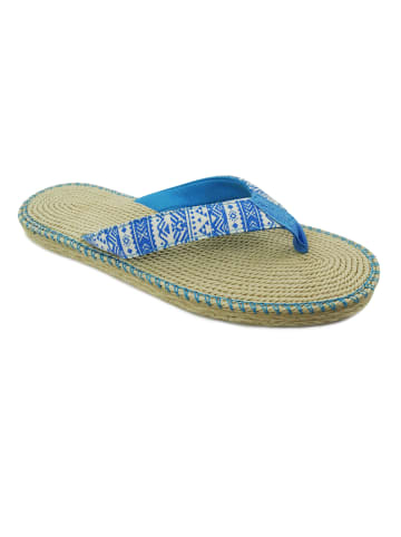 Brasileras Zehentrenner "Spar Etnia" in Hellblau