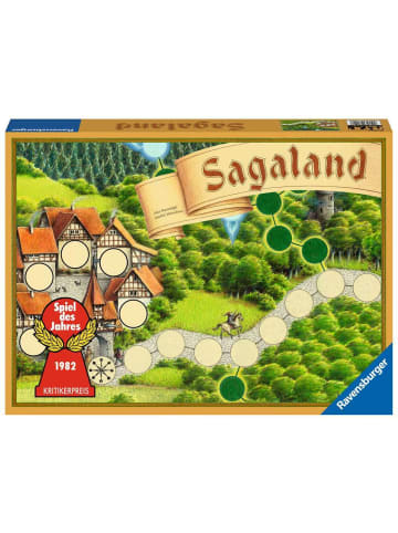 Ravensburger Merkspiel Sagaland Retro-Ausgabe - Gesellschaftsspiel & Brettspiel ab 6 Jahre 6-99 Jahre in bunt