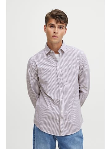 CASUAL FRIDAY Langarmhemd CFAnton LS CA striped shirt - 20504767  Gestreiftes Langarmhemd in Braun