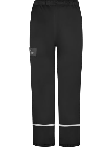 Normani Outdoor Sports Kinder Regenhose Shalalth in Schwarz