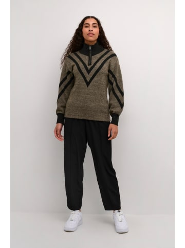 Kaffe Strickpullover KAkarla in Major Brown Melange