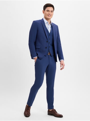 Finshley & Harding London Baukasten-Weste Wesdon in indigo