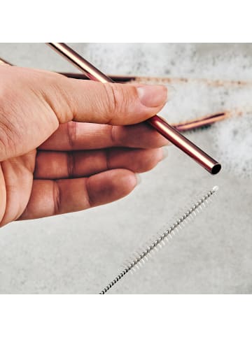 Butlers Trinkhalm-Set MANHATTAN LOUNGE 40-tlg. in Rosa