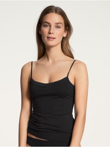 Calida Spaghetti-Top in schwarz