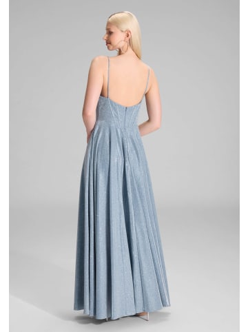 HEY KYLA Abendkleid in hellblau silber - 0002