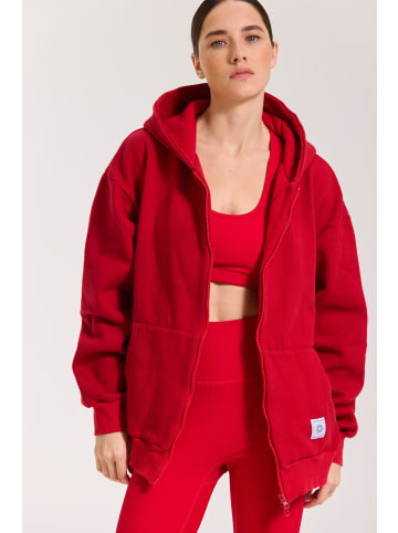 Onamaste Kapuzensweatshirt Flow in Rot