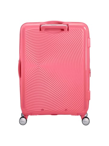 American Tourister Soundbox - 4-Rollen-Trolley 67 cm erw. (gelb) in sun kissed coral