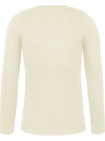 Normani Outdoor Sports Damen Merino Langarm-Shirt Mandurah in Wollweiß