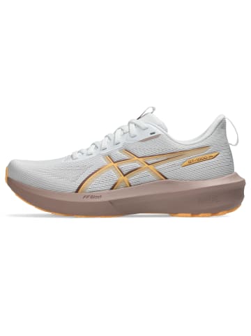 asics Laufschuhe GT-1000 14 in white/rubble red