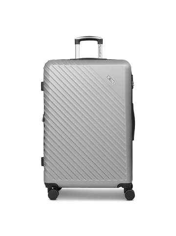 Check.In Paradise 2.0 4 Rollen Trolley L 78 cm mit Dehnfalte in stone grey