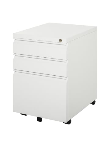 Vinsetto Aktenschrank-39B x 48T x 60H cm-Weiß