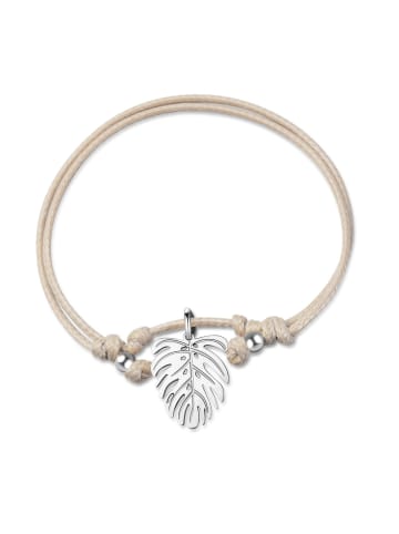 Ailoria JUNGLE armband beige/silber in silber