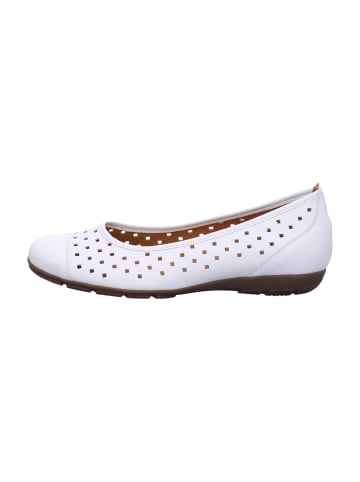 Gabor Klassische Ballerinas in Weiß