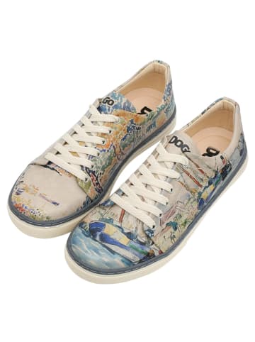 Dogo Classic Sneaker - Watercolor and Sailors in Natur