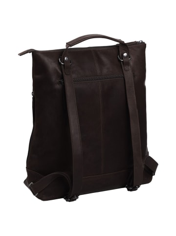 The Chesterfield Brand Wax Pull Up Rucksack Leder 40 cm Laptopfach in braun