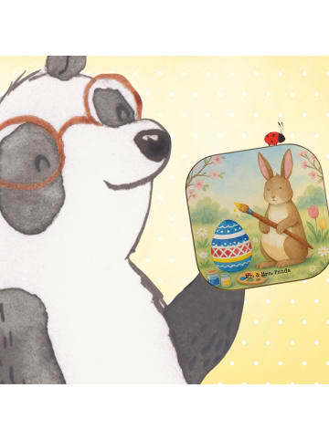 Mr. & Mrs. Panda Tischschoner Hase Eier Malen Design ohne Spruch in Weiß