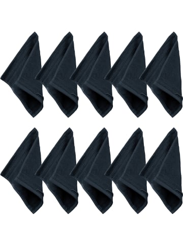 Erwin Müller Frottier Seiftuch 10er-Pack Heidelberg in schwarz