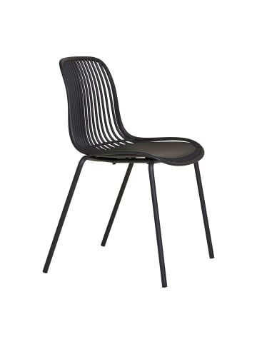 ebuy24 Gartenstuhl Branson Schwarz 4er Set