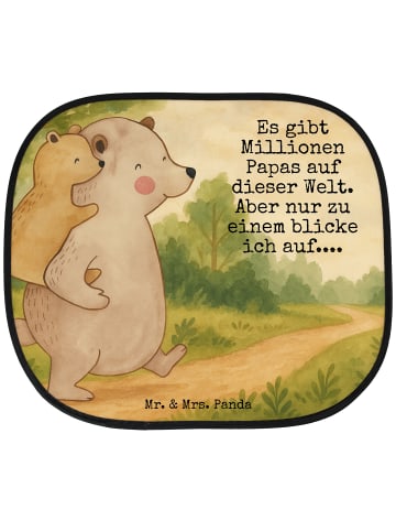 Mr. & Mrs. Panda Sonnenschutz Auto Papa Bär Design mit Spruch in Weiß