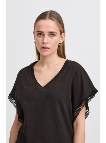 ICHI T-shirt IHOLYA Loose fit in Black