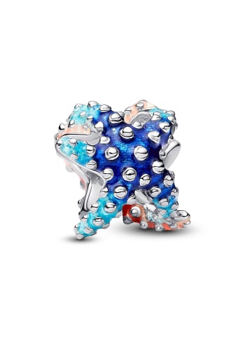 Pandora Mini-Charm Silber Bunter Seestern