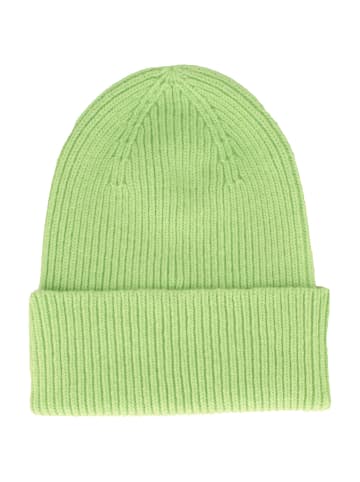 BREITER Strickmütze in grün
