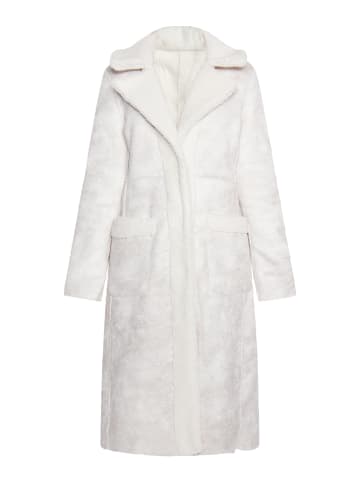 usha FESTIVAL Fake Fur Mantel in Wollweiss