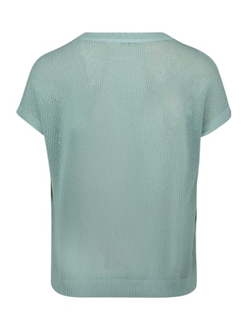 Betty Barclay Lochstrick-Pullover ohne Arm in Aquifer