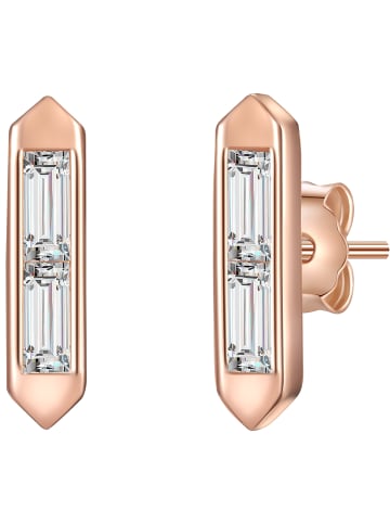 Glanzstücke München Ohrstecker Sterling Silber Topas in roségold