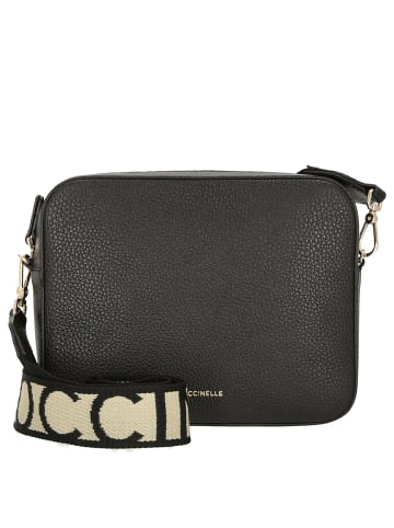 COCCINELLE Tebe - Umhängetasche 21 cm (warm taupe 2) in schwarz