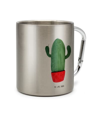 Mr. & Mrs. Panda Kaffeetasse Kaktus Wut ohne Spruch in Silber