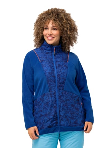 Ulla Popken Sweatjacke in jeans blau