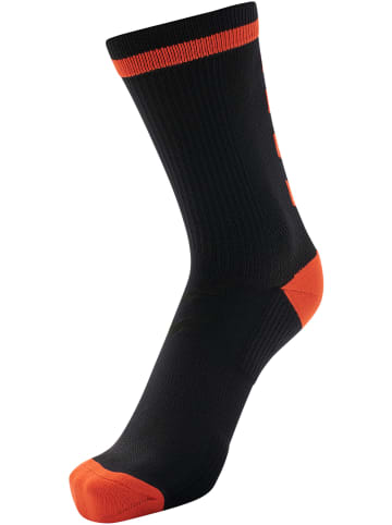 Hummel Hummel Socks Elite Indoor Multisport Unisex Erwachsene Atmungsaktiv Feuchtigkeitsabsorbierenden in BLACK/FIESTA