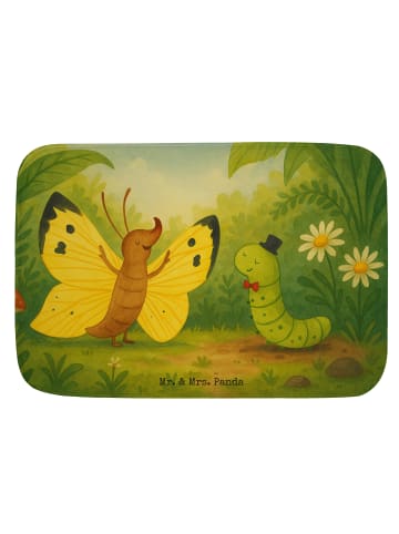 Mr. & Mrs. Panda Badvorleger Raupe Schmetterling Design ohne Spruch in Weiß