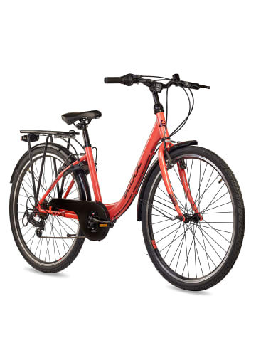 S'COOL Kinderfahrrad - chiX 26 Zoll 6-Gang | ab 10 Jahre - Pink/Dark Red