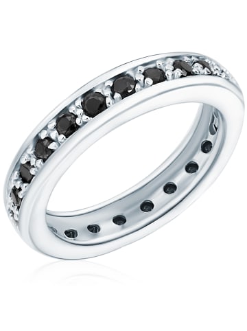 Rafaela Donata Ring Sterling Silber Zirkonia schwarz in silber